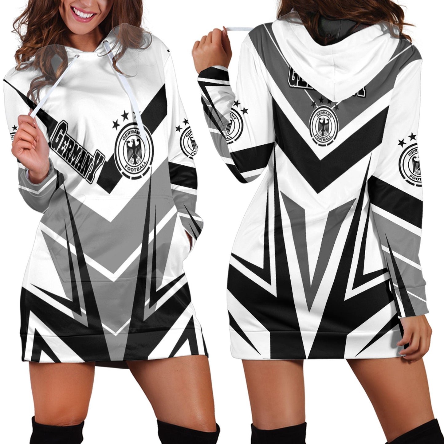 Clothing Germany Sporty Style Hoodie Dress