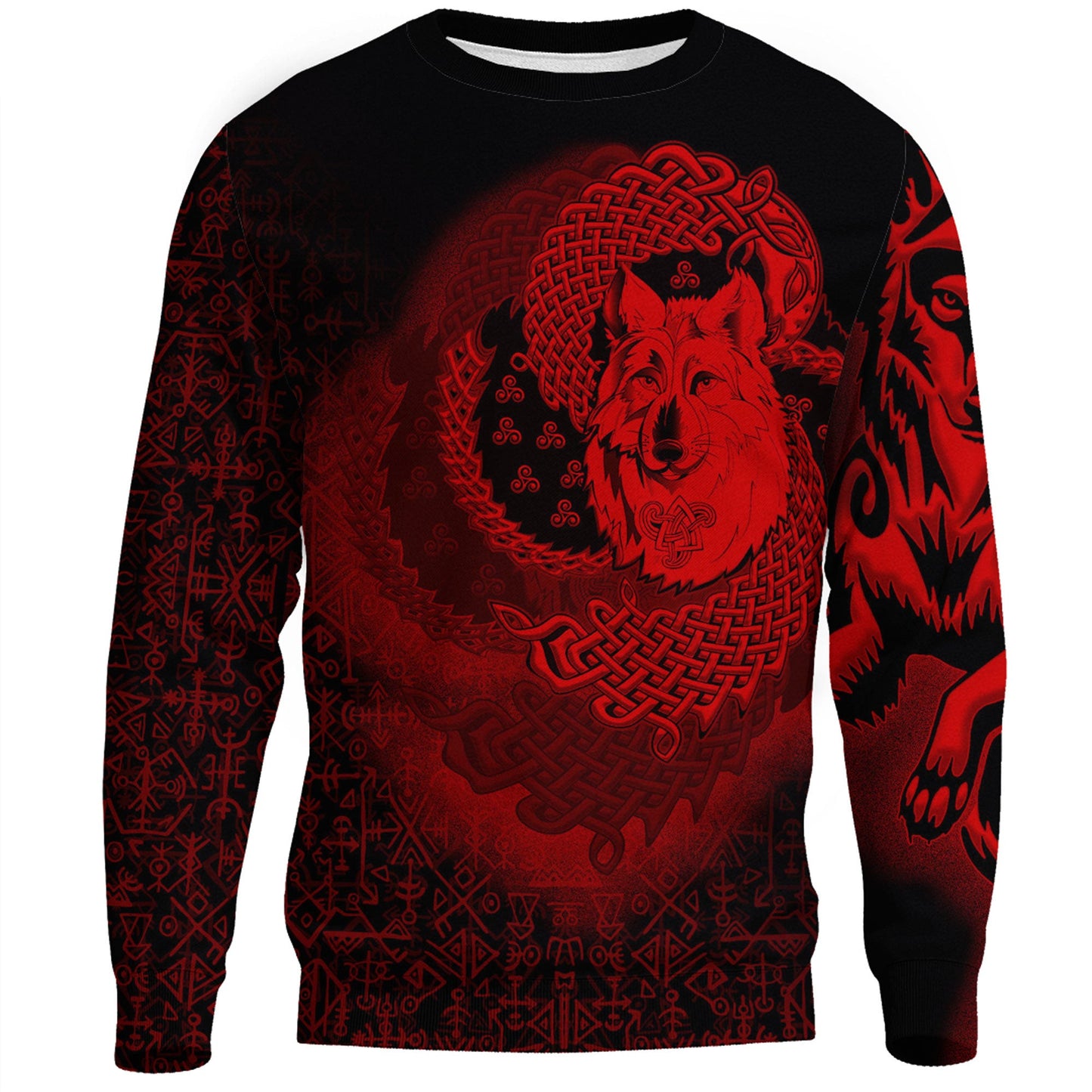 Clothing Legendary Wolf Red Sweatshirts