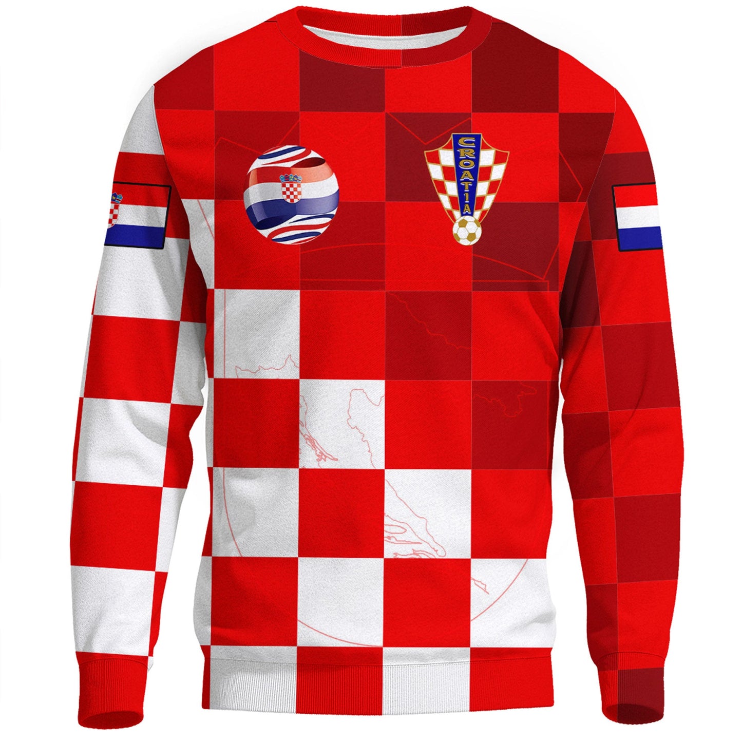 Clothing Croatia Soccer Style Sweatshirts