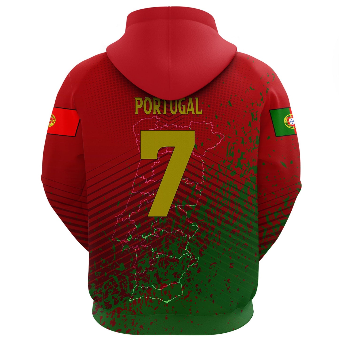 Portugal Soccer Style Hoodie