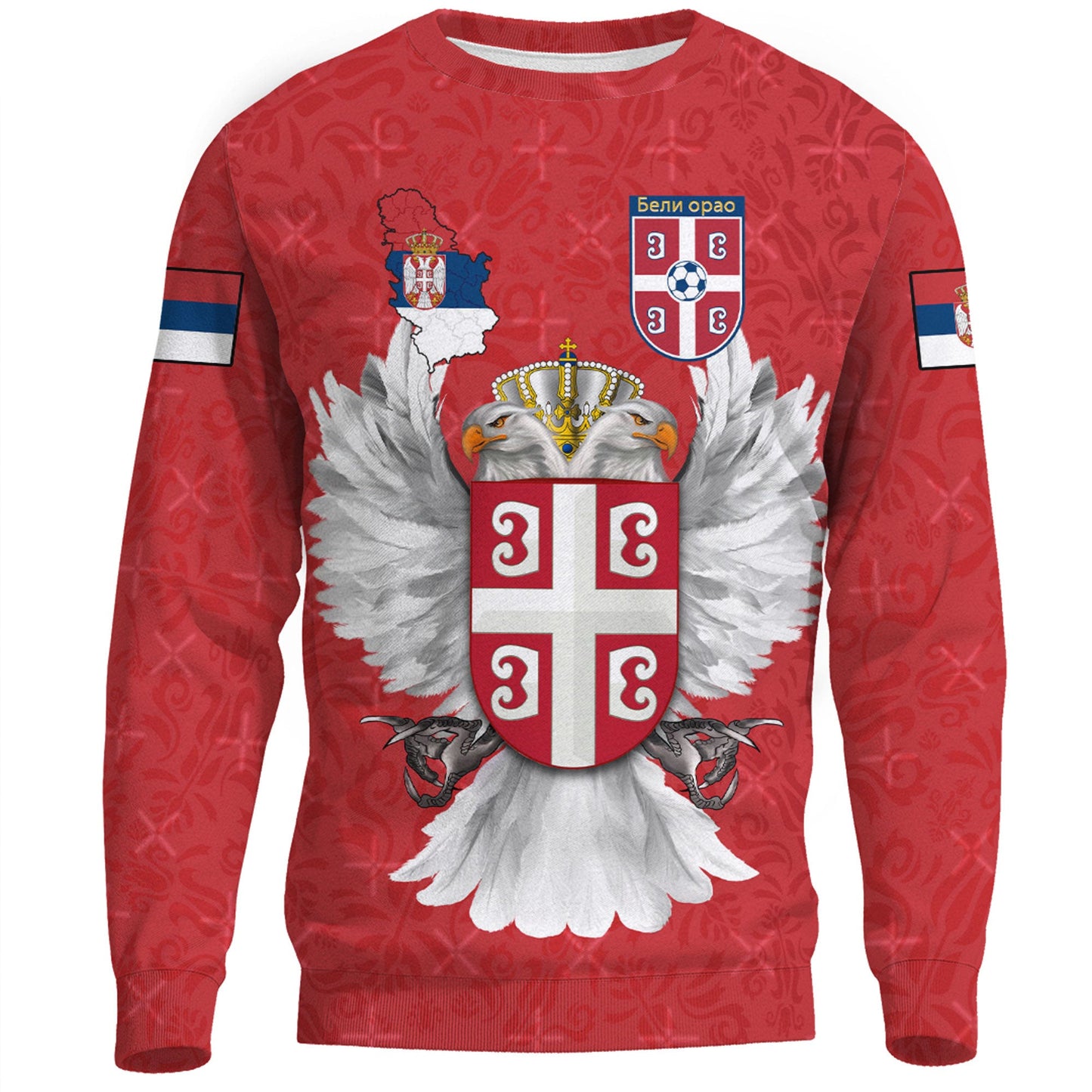 Clothing Serbia Sport Symbol Style Sweatshirts