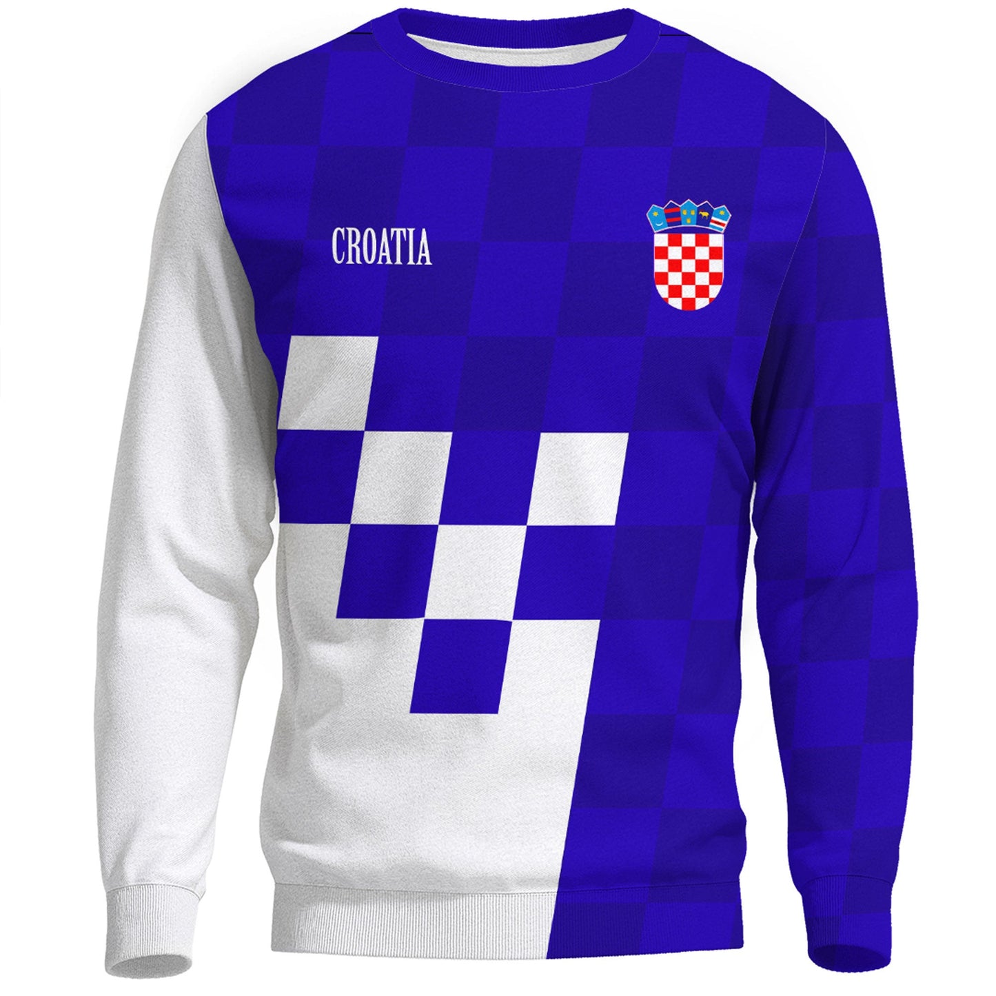 Clothing Croatia Hrvatska Blue Version Sweatshirts