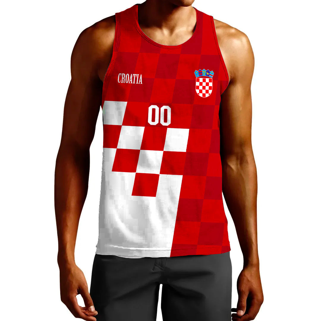 Clothing Custom Croatia Hrvatska Tank Top