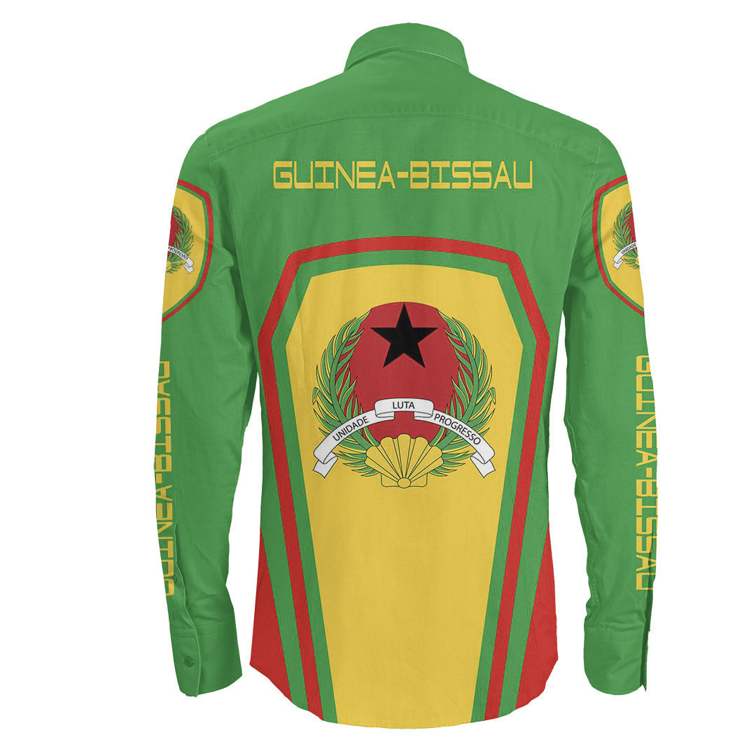 Clothing Guinea Bissau Formula One Long Sleeve Button Shirt