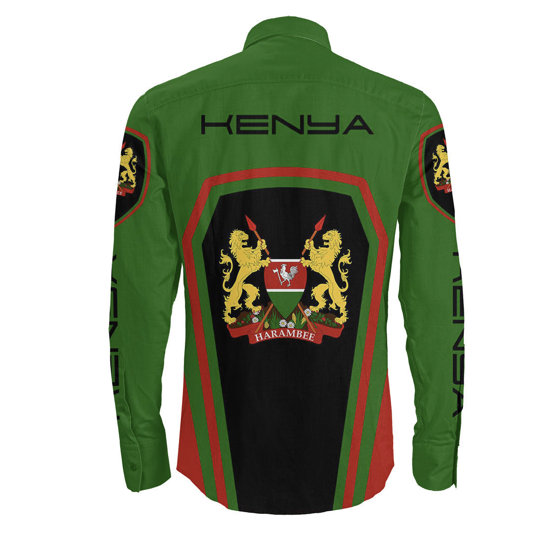 Clothing Kenya Formula One Long Sleeve Button Shirt
