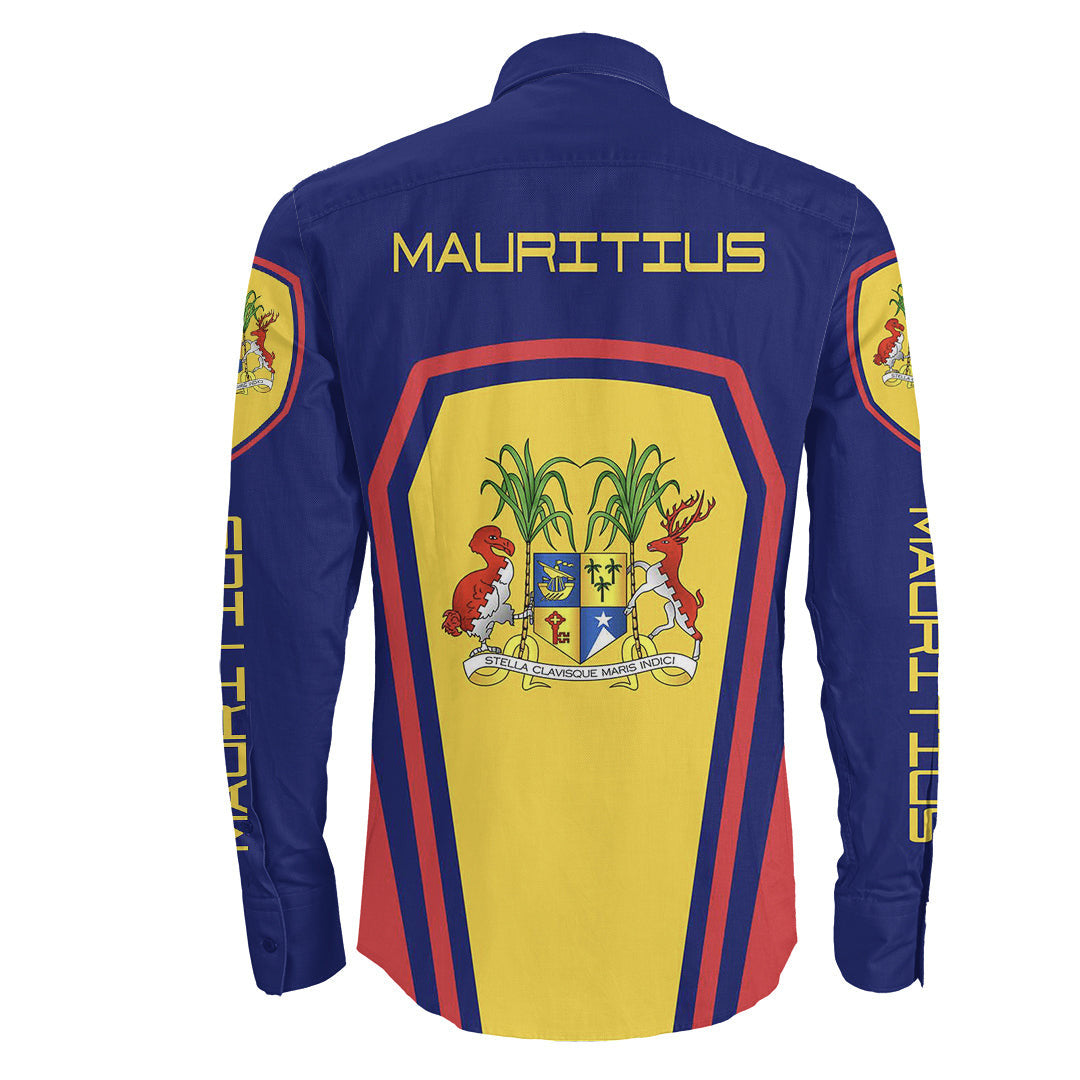 Clothing Mauritius Formula One Long Sleeve Button Shirt