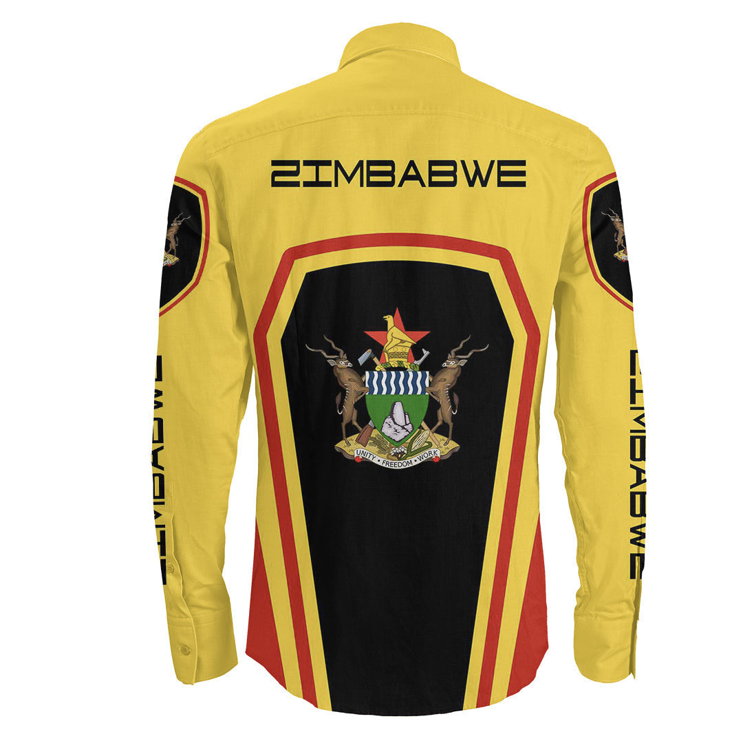 Clothing Zimbabwe Formula One Long Sleeve Button Shirt