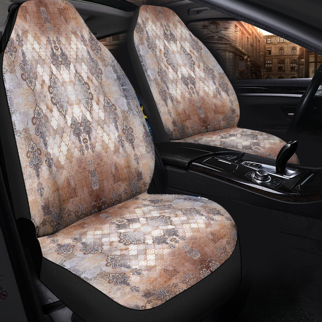 Car Seat Cover Paisley Bandana Pattern Seamless Car Seat Cover