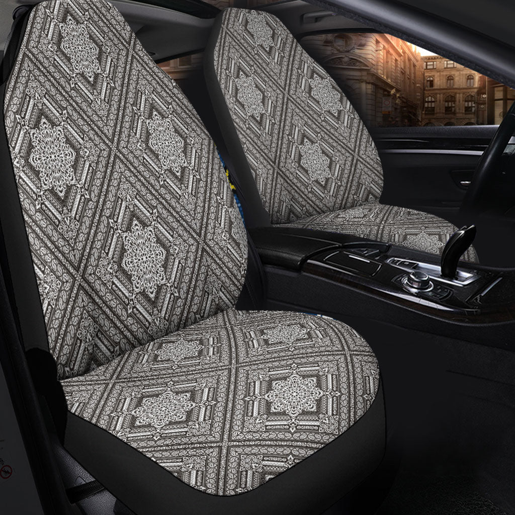 Car Seat Cover Paisley Bandana Pattern Seamless Car Seat Cover