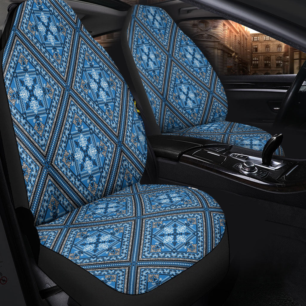 Car Seat Cover Paisley Bandana Pattern Seamless Car Seat Cover