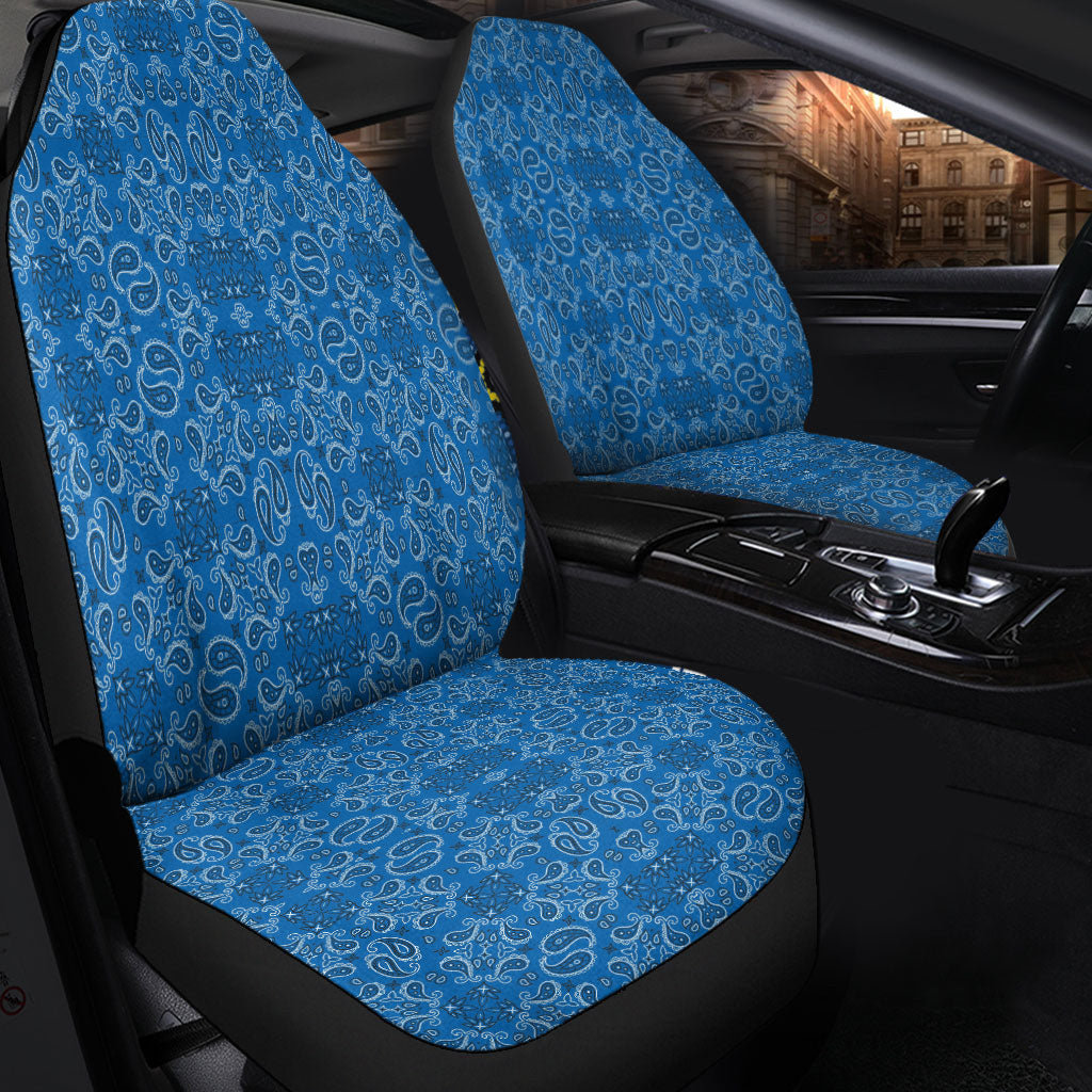 Car Seat Cover Paisley Bandana Pattern Seamless Car Seat Cover