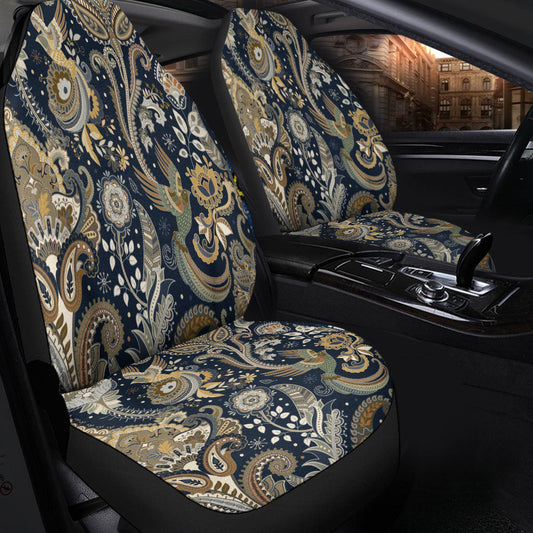 Car Seat Cover Paisley Bandana Pattern Seamless Car Seat Cover