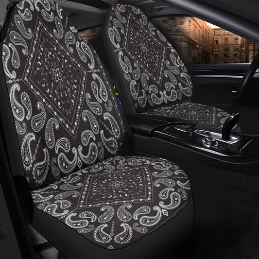 Car Seat Cover Paisley Bandana Pattern Seamless Car Seat Cover