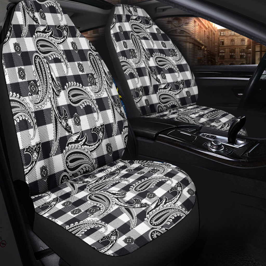 Car Seat Cover Paisley Bandana Pattern Seamless Car Seat Cover