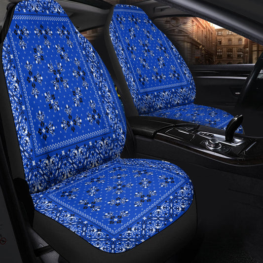 Car Seat Cover Paisley Bandana Pattern Seamless Car Seat Cover