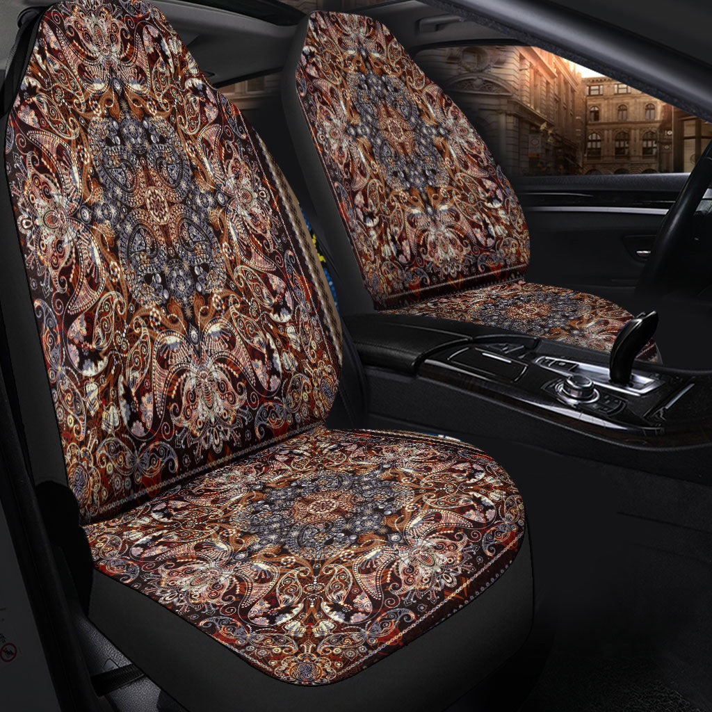 Car Seat Cover Paisley Bandana Pattern Seamless Car Seat Cover