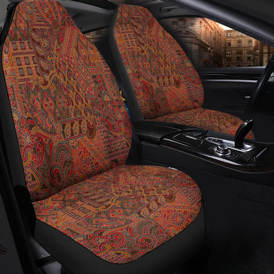 Car Seat Cover Paisley Bandana Pattern Seamless Car Seat Cover