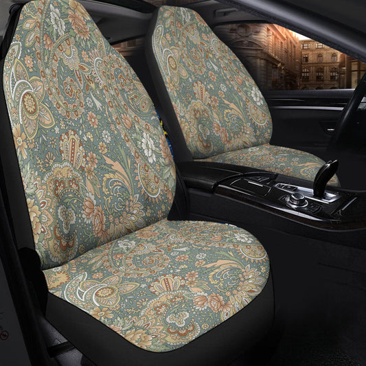 Car Seat Cover Paisley Bandana Pattern Seamless Car Seat Cover