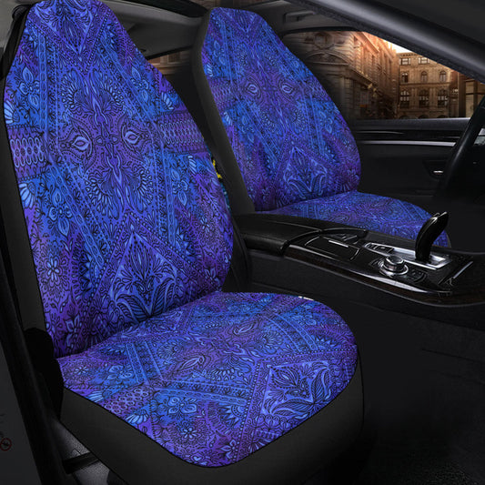 Car Seat Cover Paisley Bandana Pattern Seamless Car Seat Cover