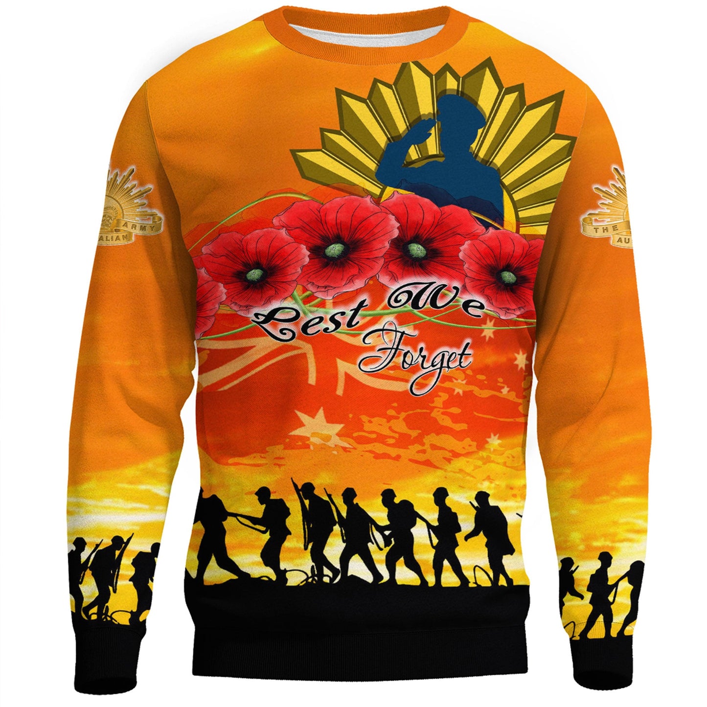 Clothing Anzac Day Australian Sweatshirts