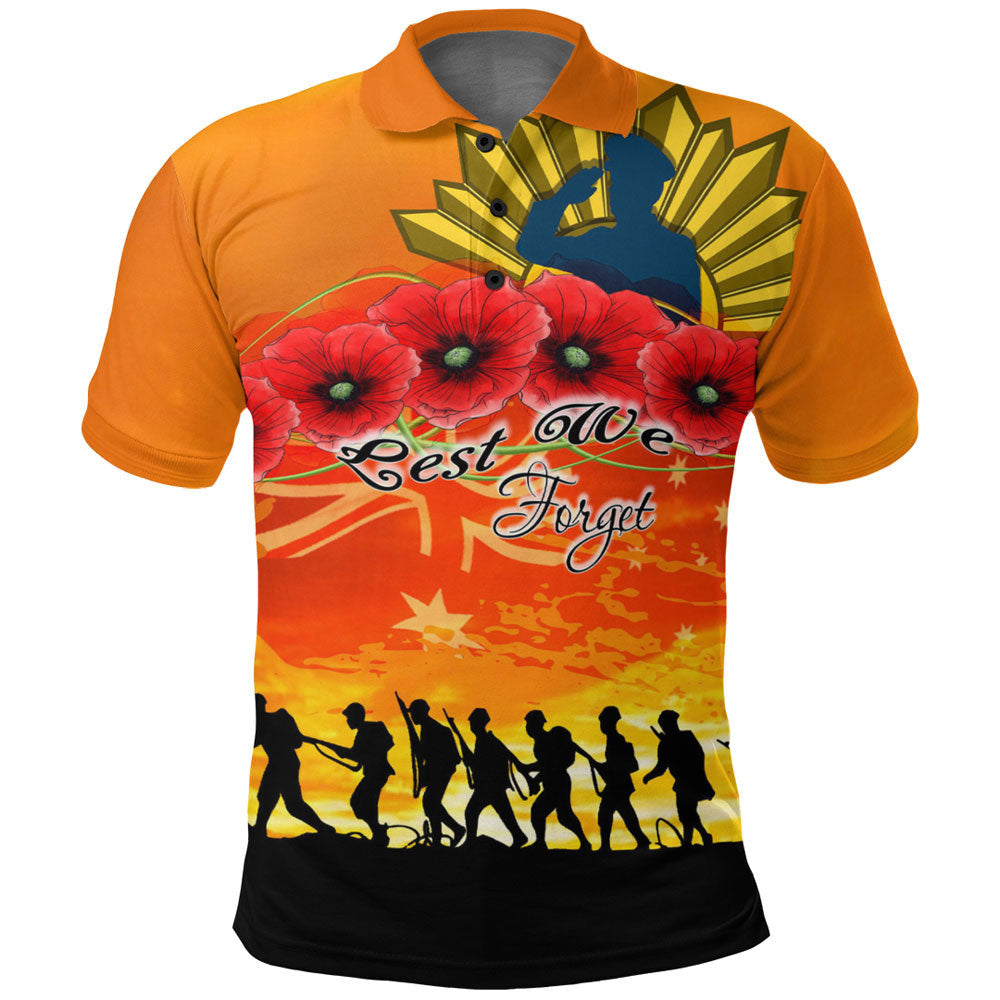 Clothing Anzac Day Australian Polo Shirts