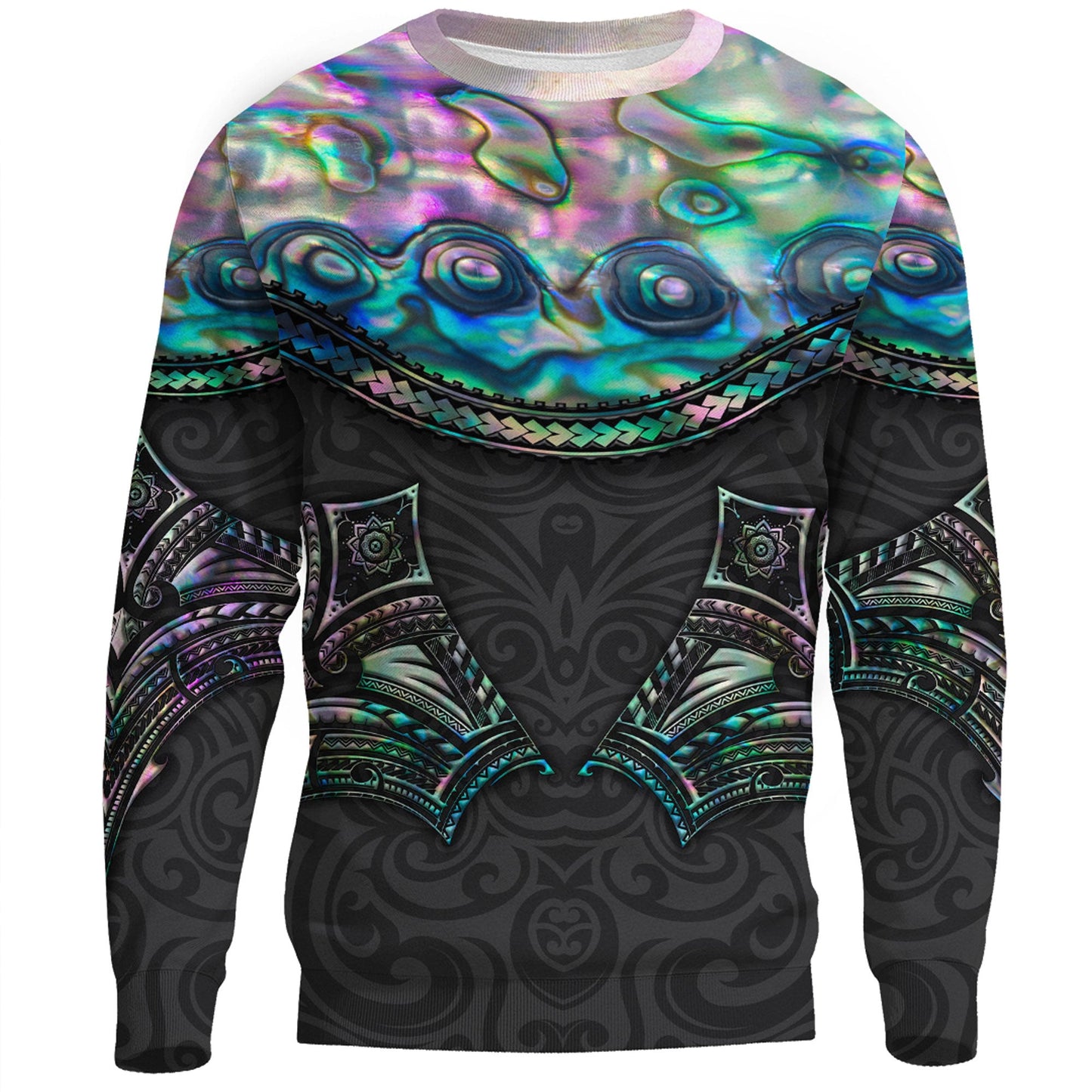 Clothing Maori Devil Fish Shell Sweatshirts