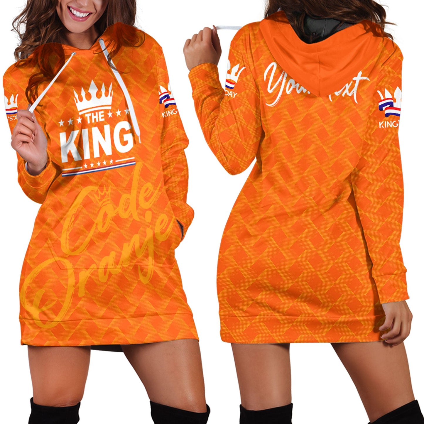 Clothing Netherlands The King Day Hoodie Dress