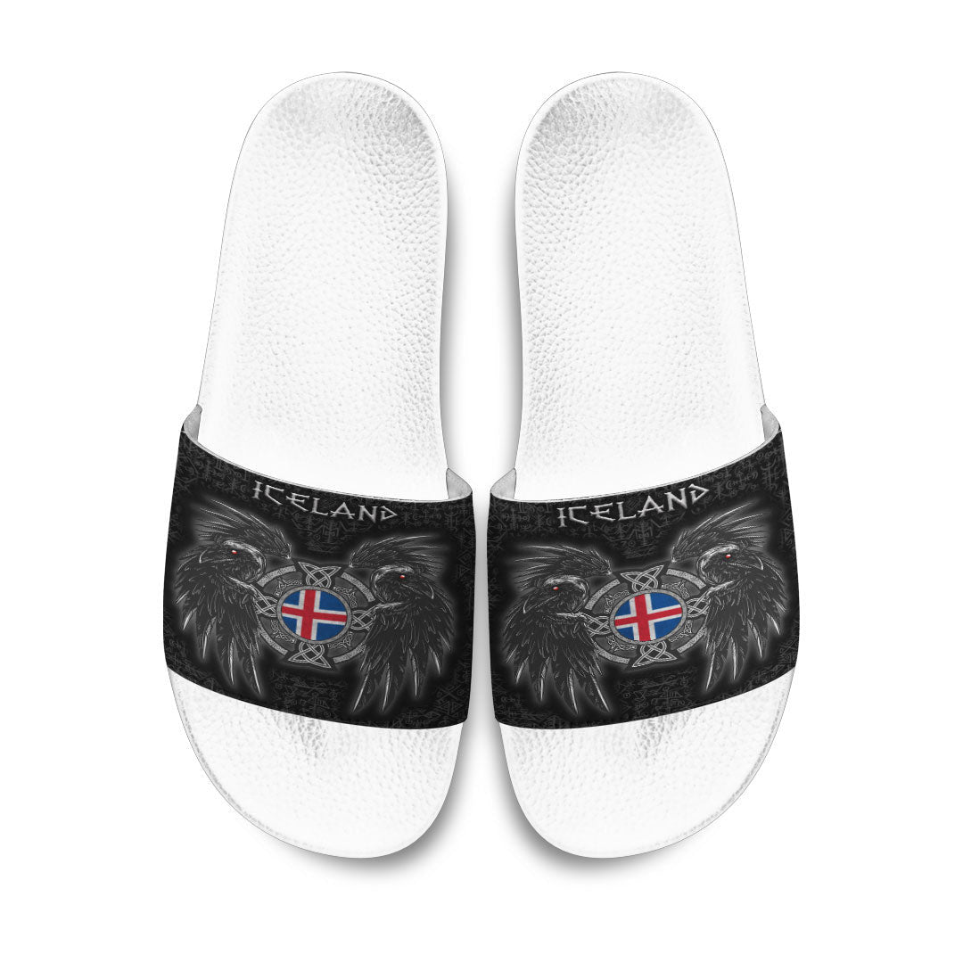 Slide Sandals Iceland Viking Raven Slide Sandals