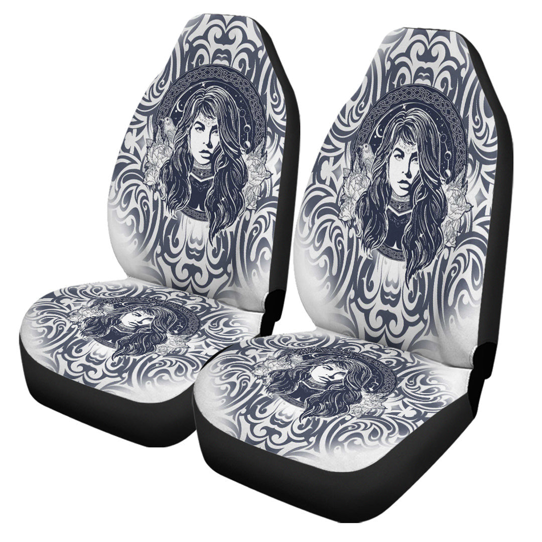 Car Seat Covers Celtic Wicca Sorceress Car Seat Covers
