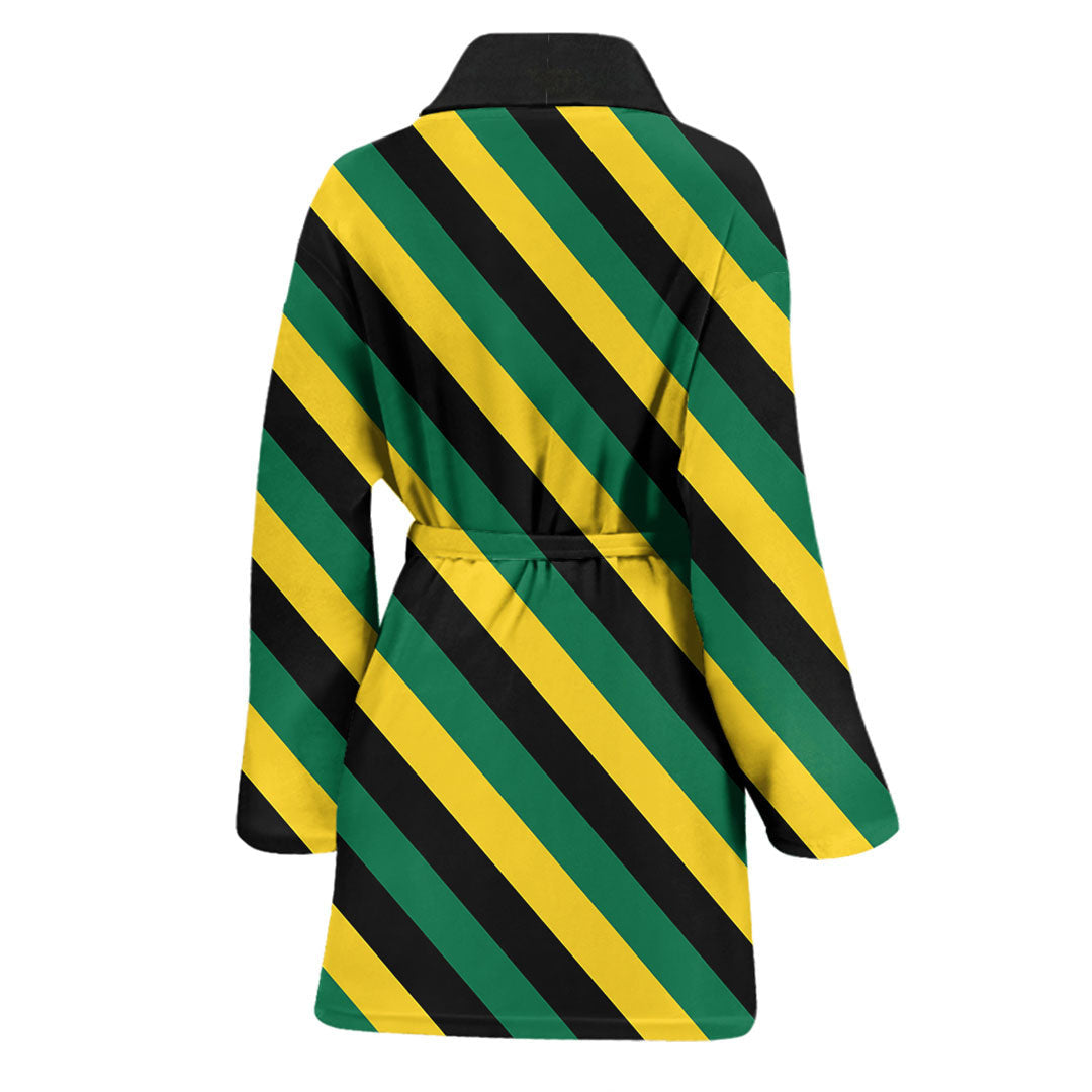 Clothing Dominica Pattern Flag Bath Robe