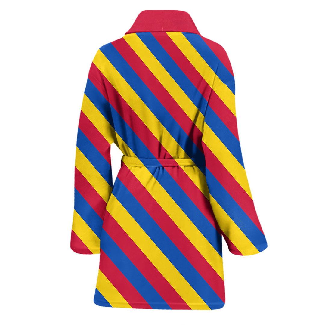 Clothing Moldova Pattern Flag Bath Robe