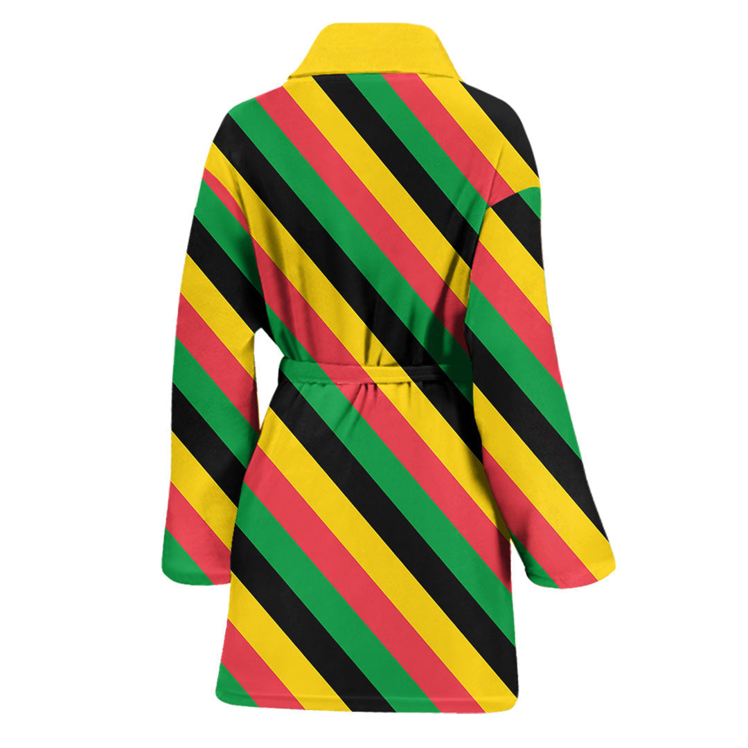 Clothing São Tomé And Príncipe Pattern Flag Bath Robe