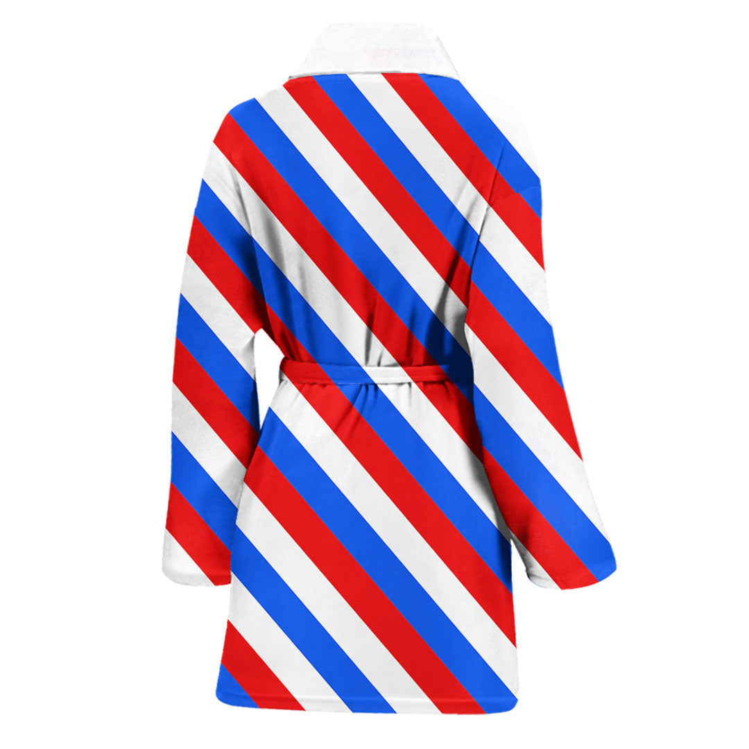 Clothing Puerto Rico Pattern Flag Bath Robe