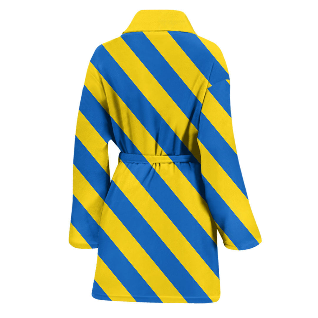 Clothing Ukraine Pattern Flag Bath Robe