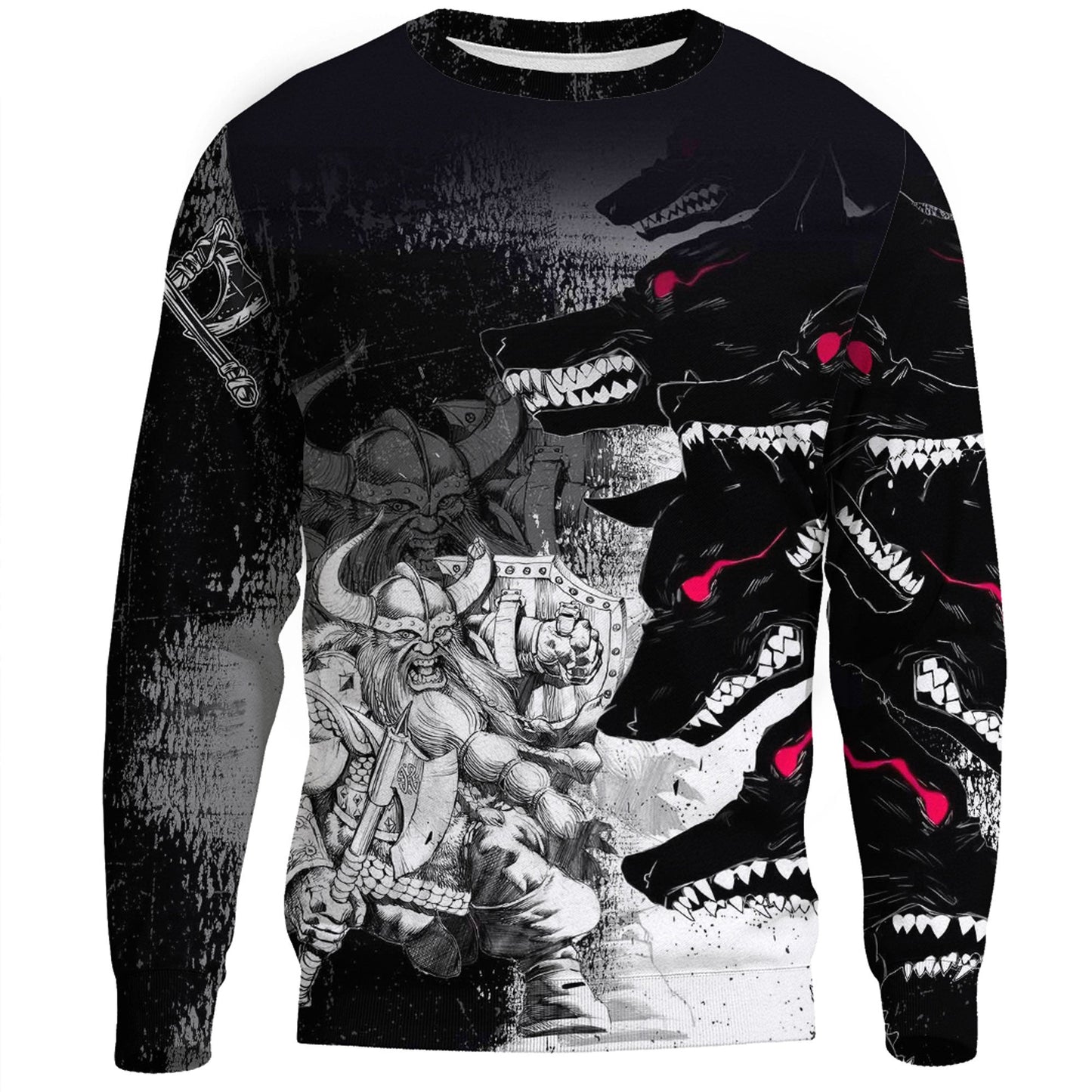 Clothing Berserker and Wolf Red Eyes Sweatshirts