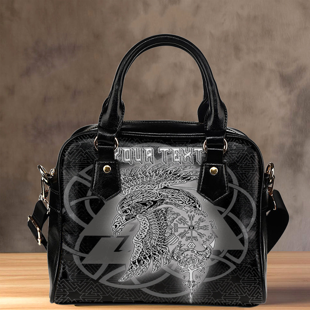 Shoulder Handbag Skoll And Hati Fighter Black And White Shoulder Handbag
