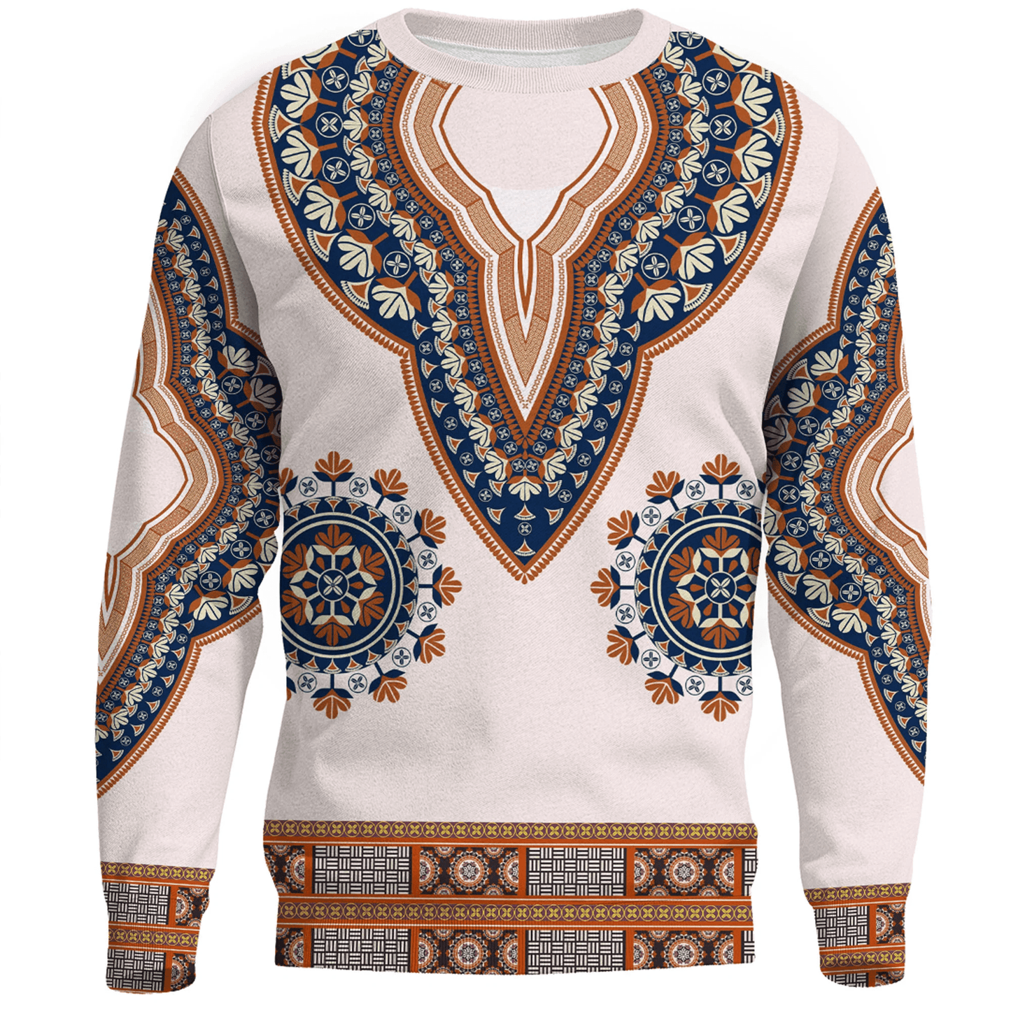 Clothing Africa Dashiki Neck Sweatshirts