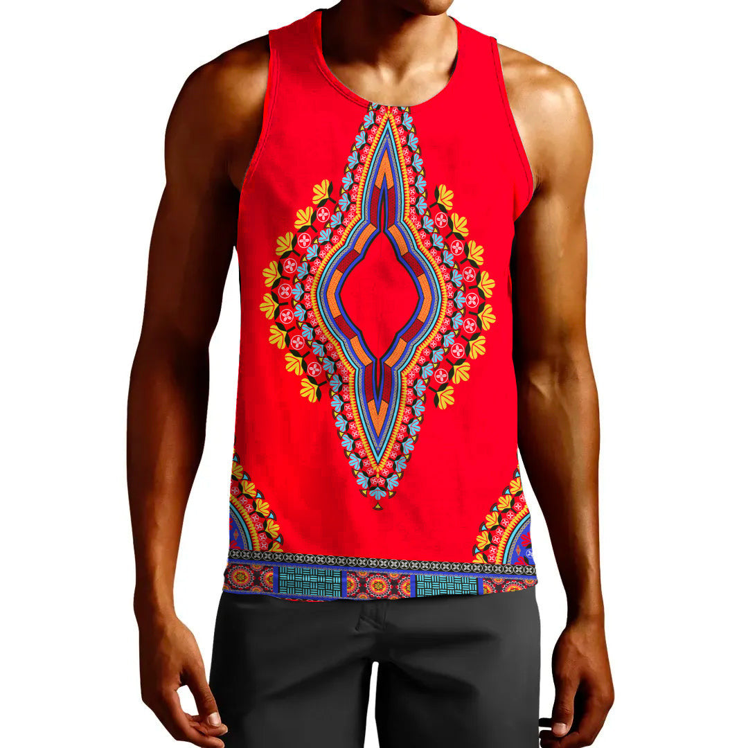 Clothing Neck Dashiki Africa Tank Top