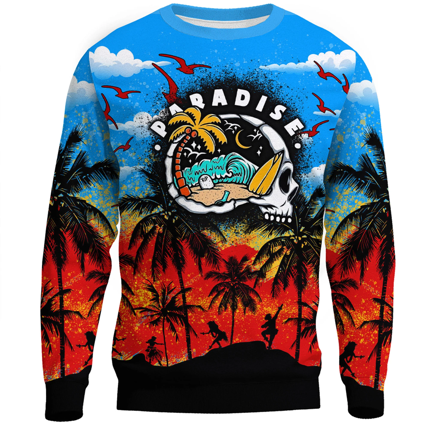 Clothing Paradise Summer Vibes Sweatshirts