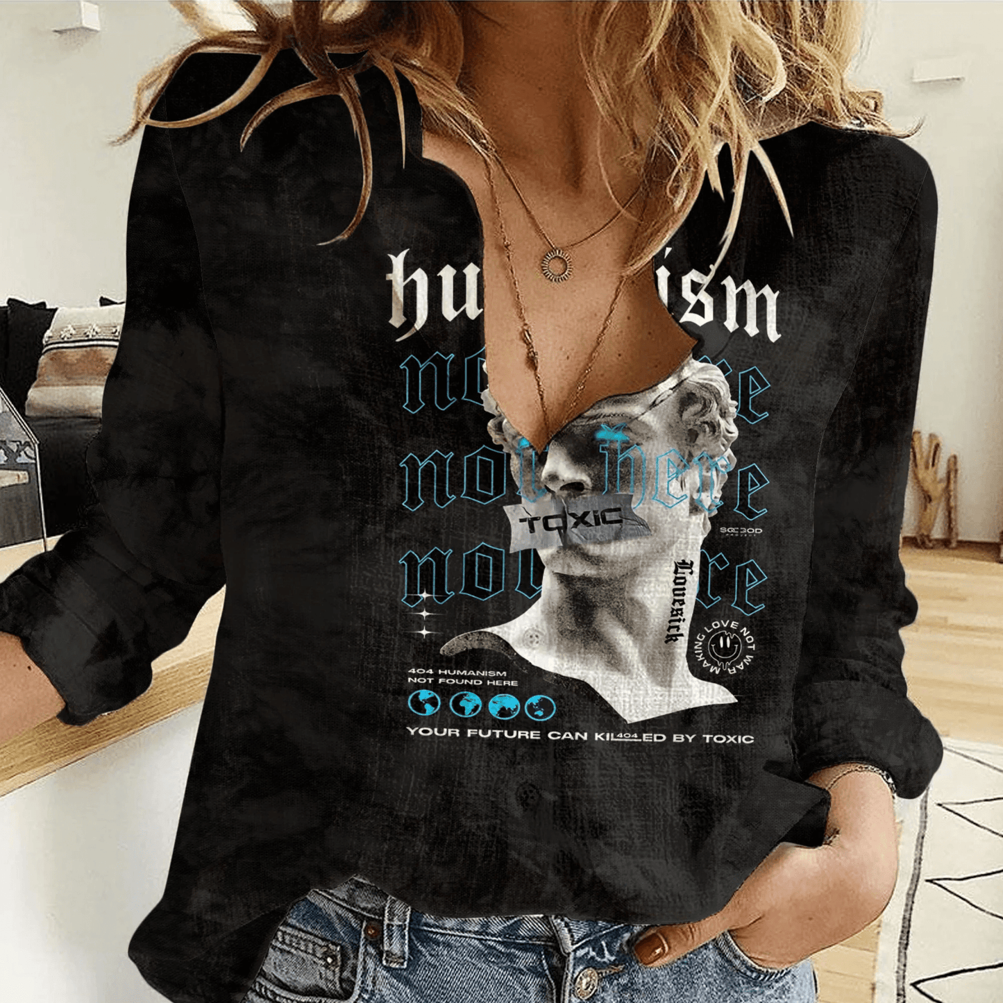 Clothing Humanism Women Casual Shirt