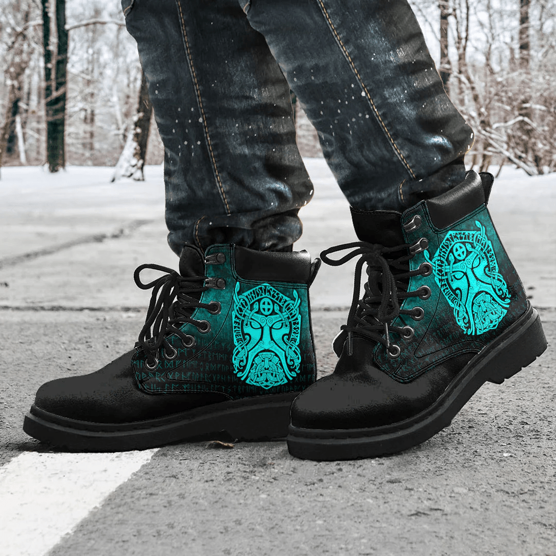 Boots Vikings Thor Godmask Cyan All Season Boots