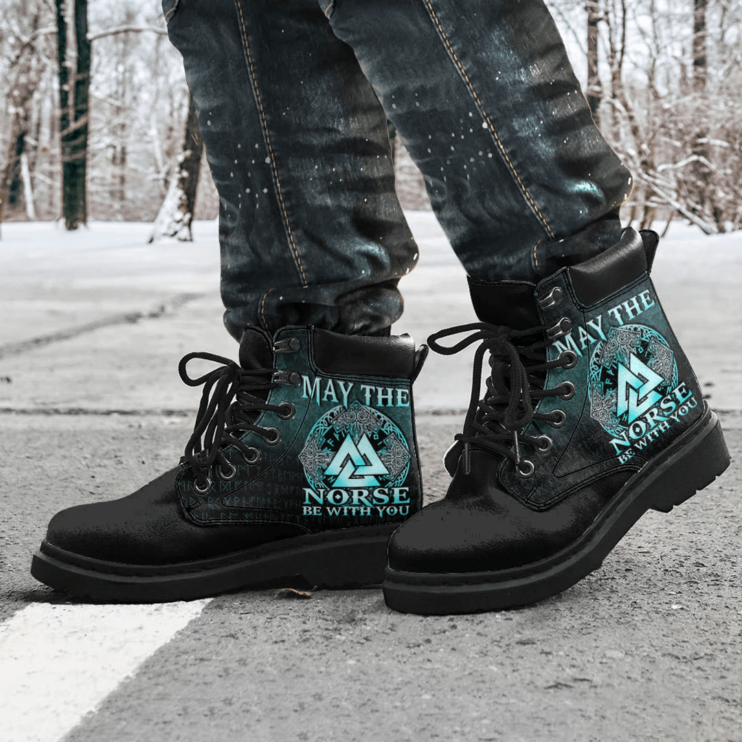 Boots May The Norse Be With You Viking Cyan All Season Boots