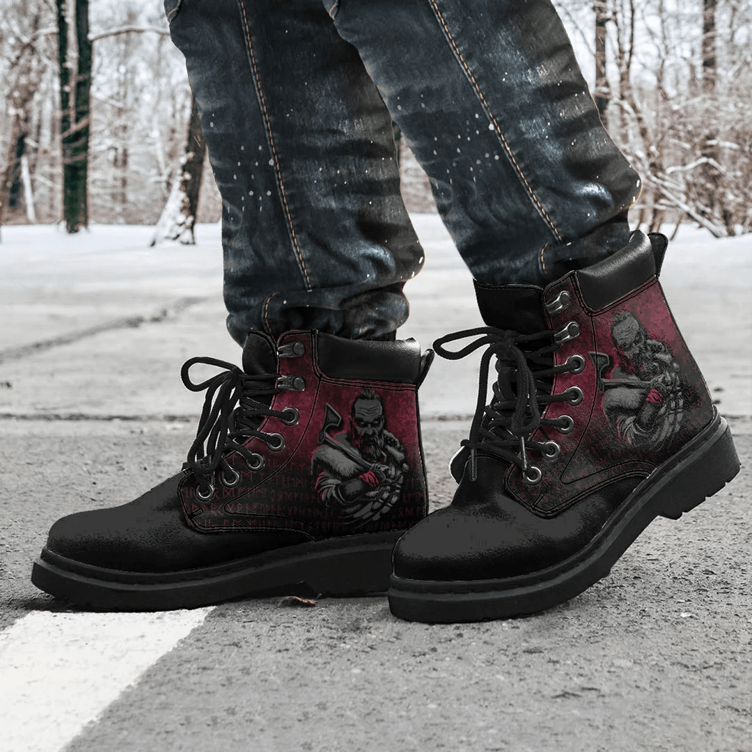 Boots Viking Warrior With Axe All Season Boots
