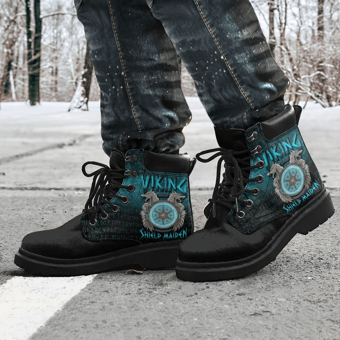 Boots Viking Shield Maiden Female Norse All Season Boots