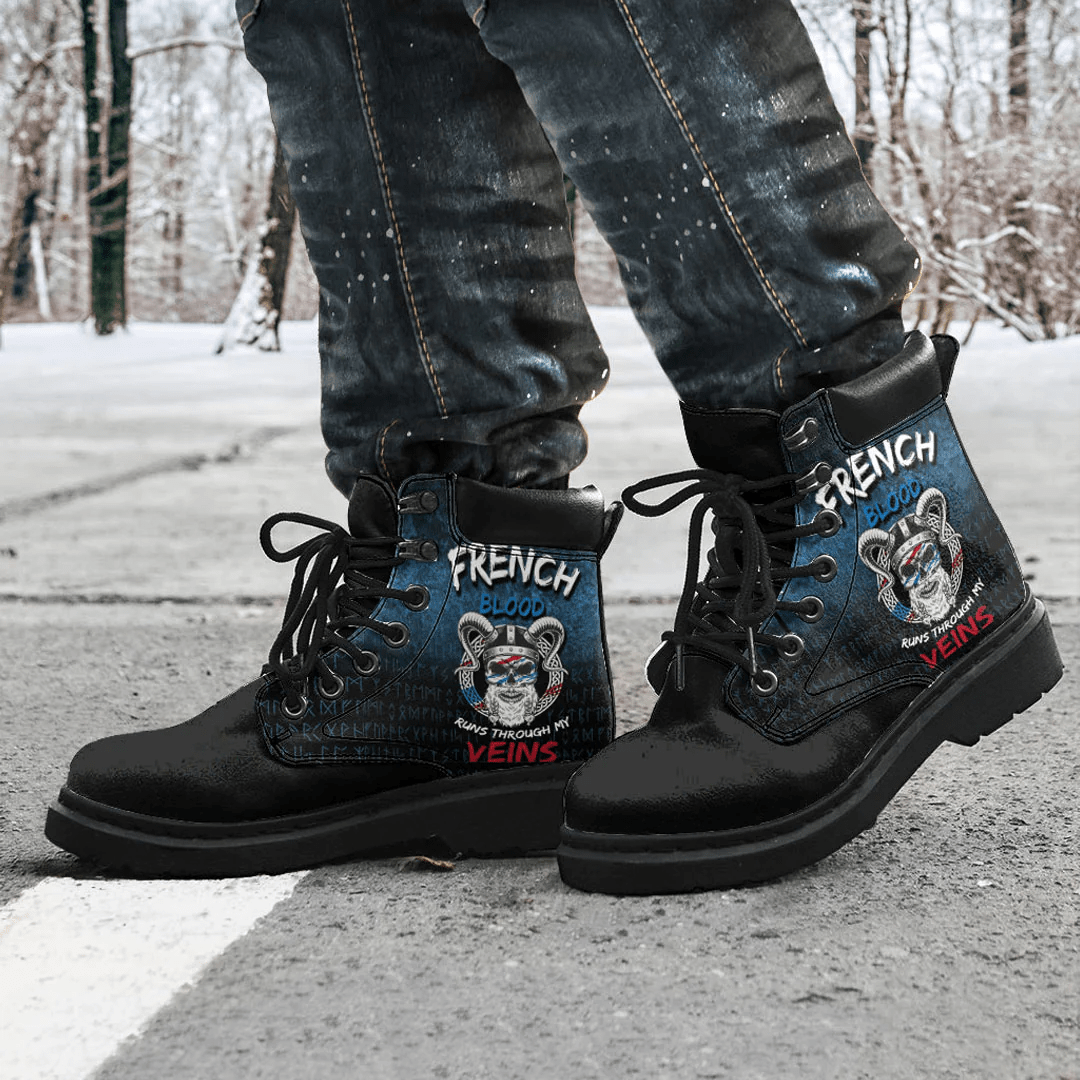 Boots French Blood Runs Through My Veins All Season Boots