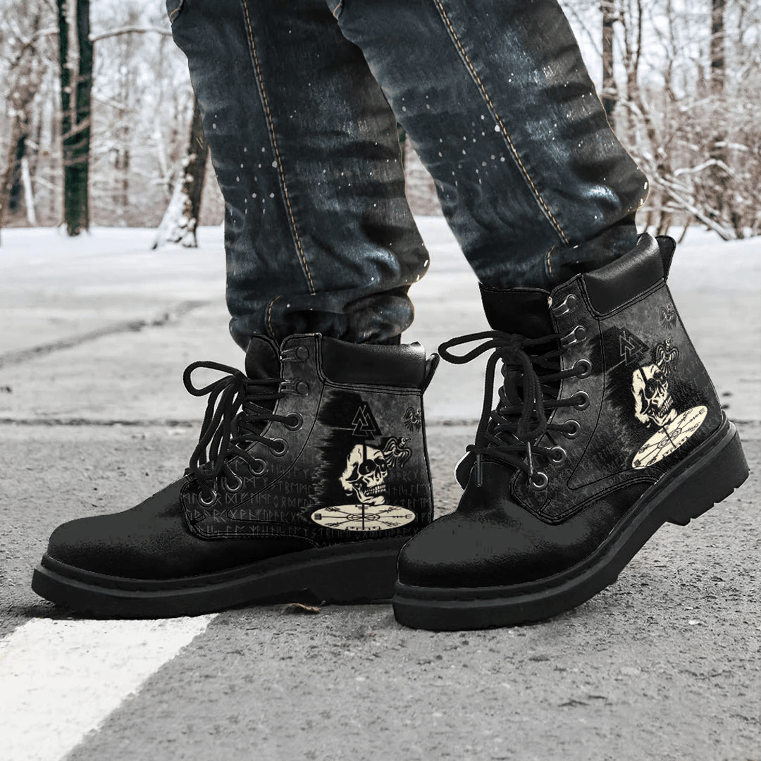 Boots Valhalla Skull Ravens All Season Boots
