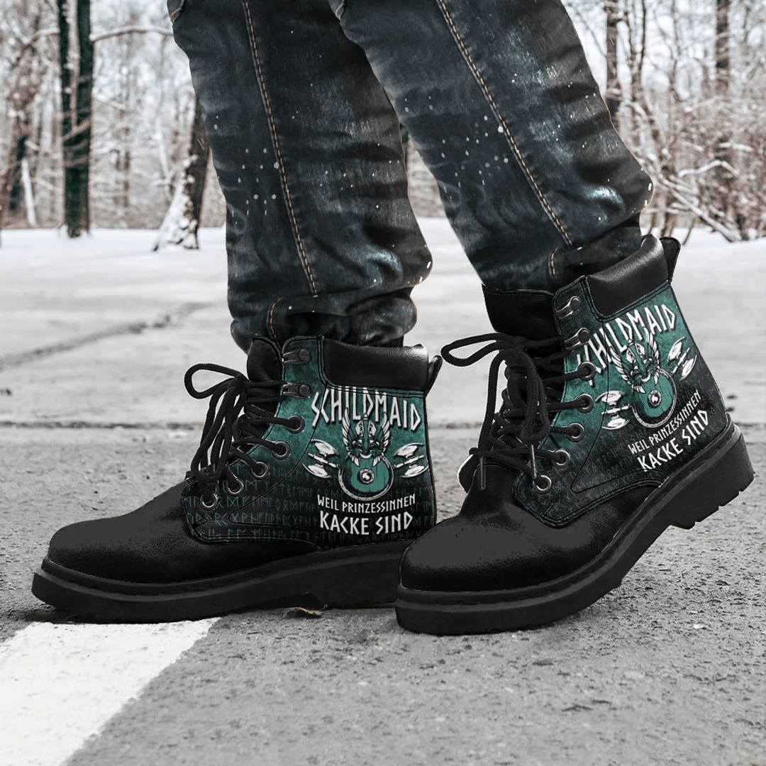 Boots Viking Shieldmaiden Quote All Season Boots