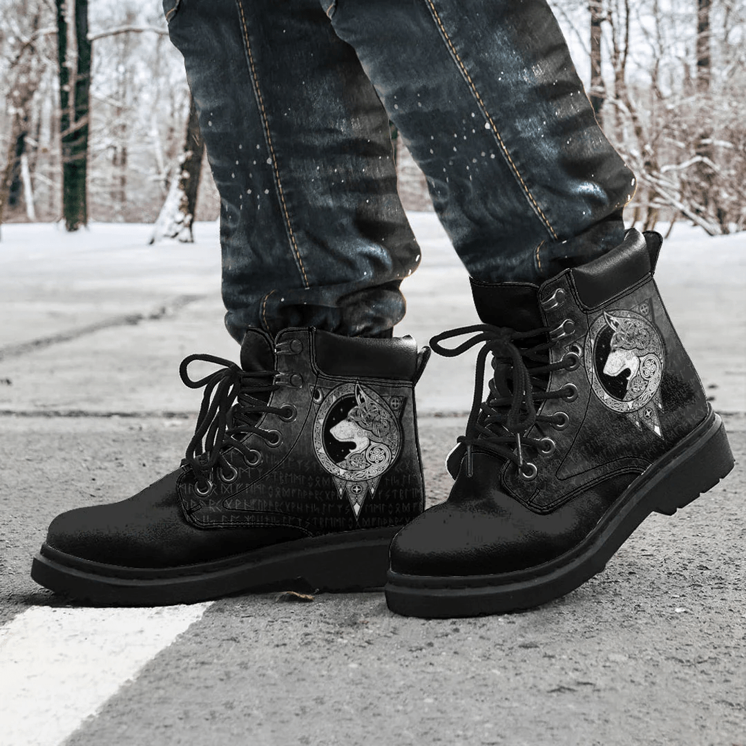 Boots Viking Norse Wolf All Season Boots