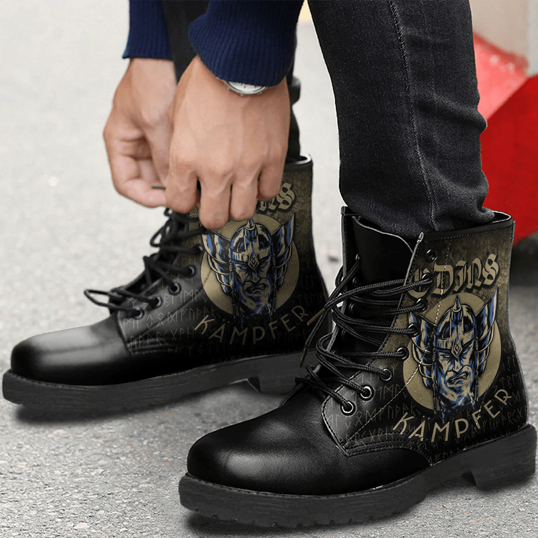 Boots Odin's Fighters Viking Leather Boots