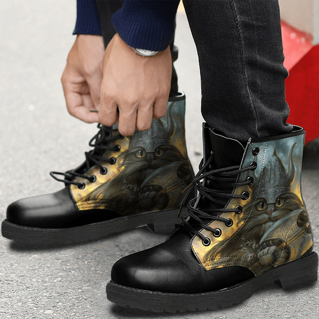 Boots Viking Cat Leather Boots